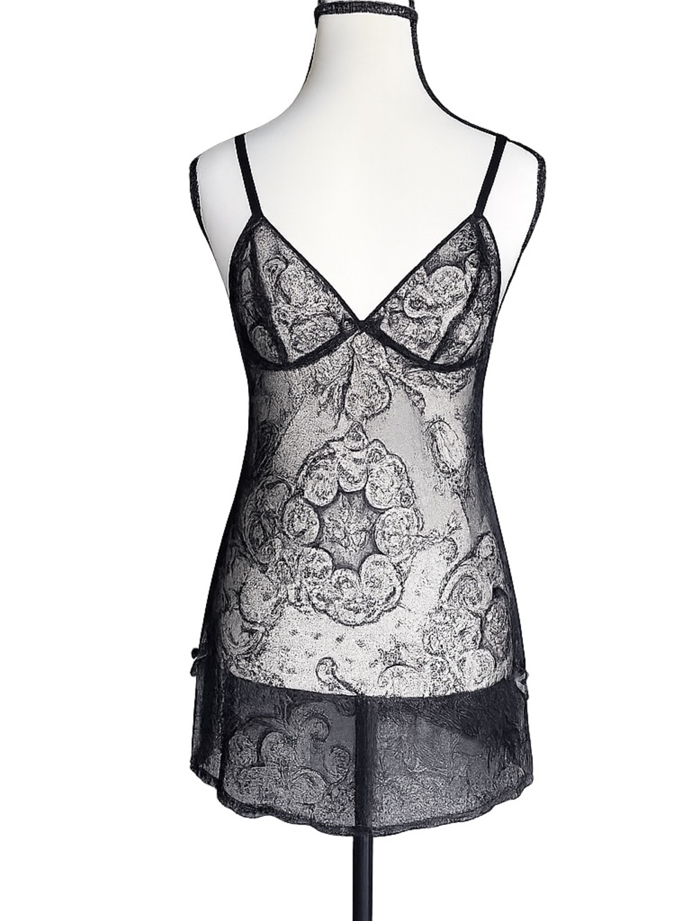 Victoria’s Secret Sheer Lace Babydoll Chemise Nightgown - Medium